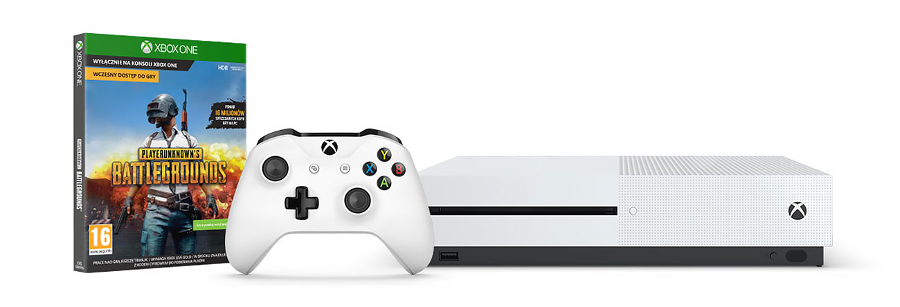Microsoft Xbox ONE S 1TB + PLAYERUNKNOWN'S BATTLEGROUNDS